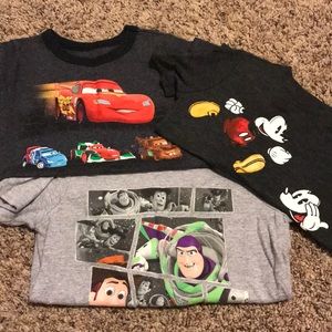 Disney toddler shirt bundle.